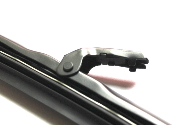 Preview: Wischerblätter 2CV / AK gefedert Edelstahl schwarz beschichtet (2 Stück) nur für Wischerarme mit Artikel-Nr. 140146